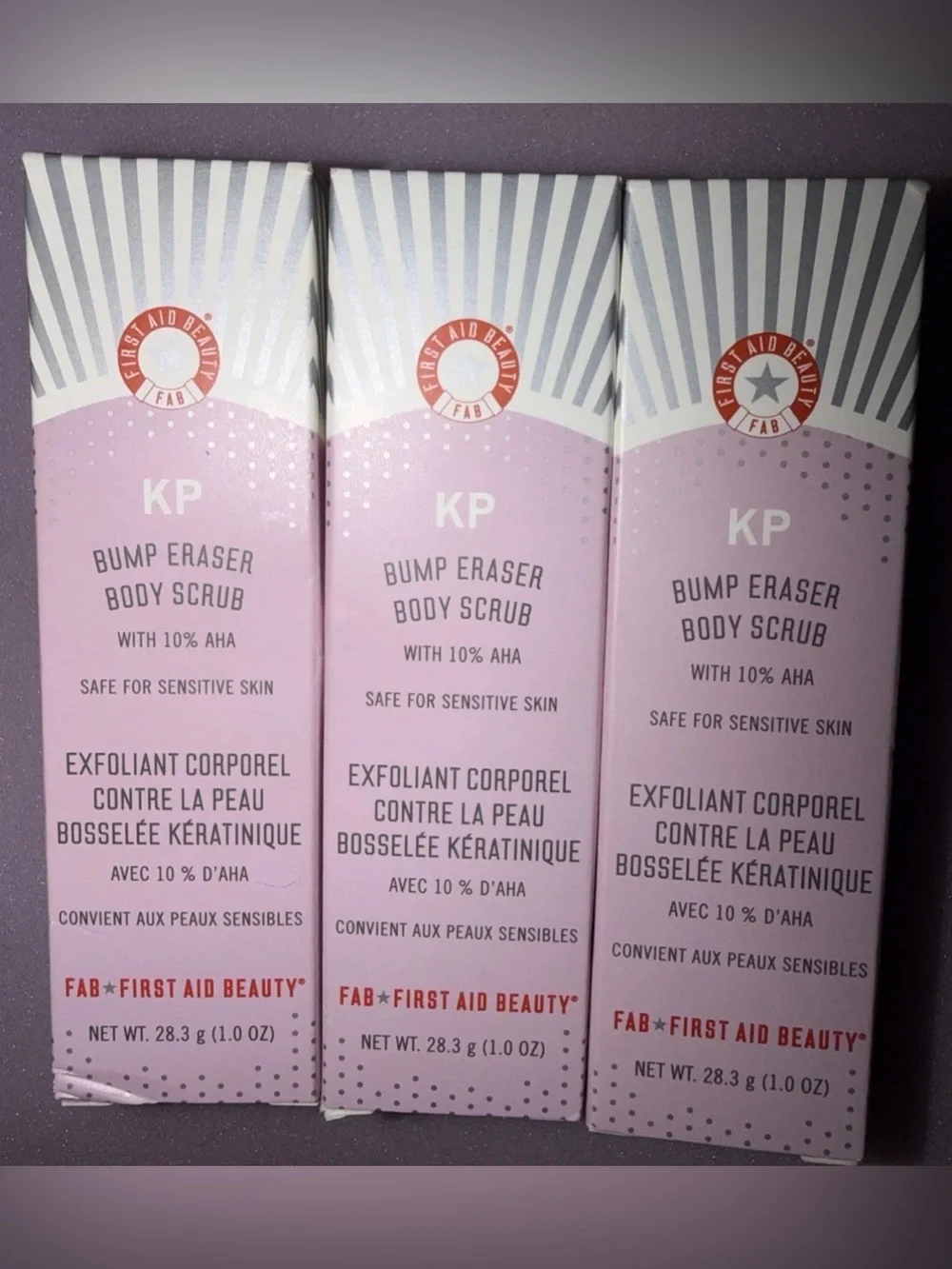 3X First Aid Beauty Bump Eraser Body Scrub 1 oz
